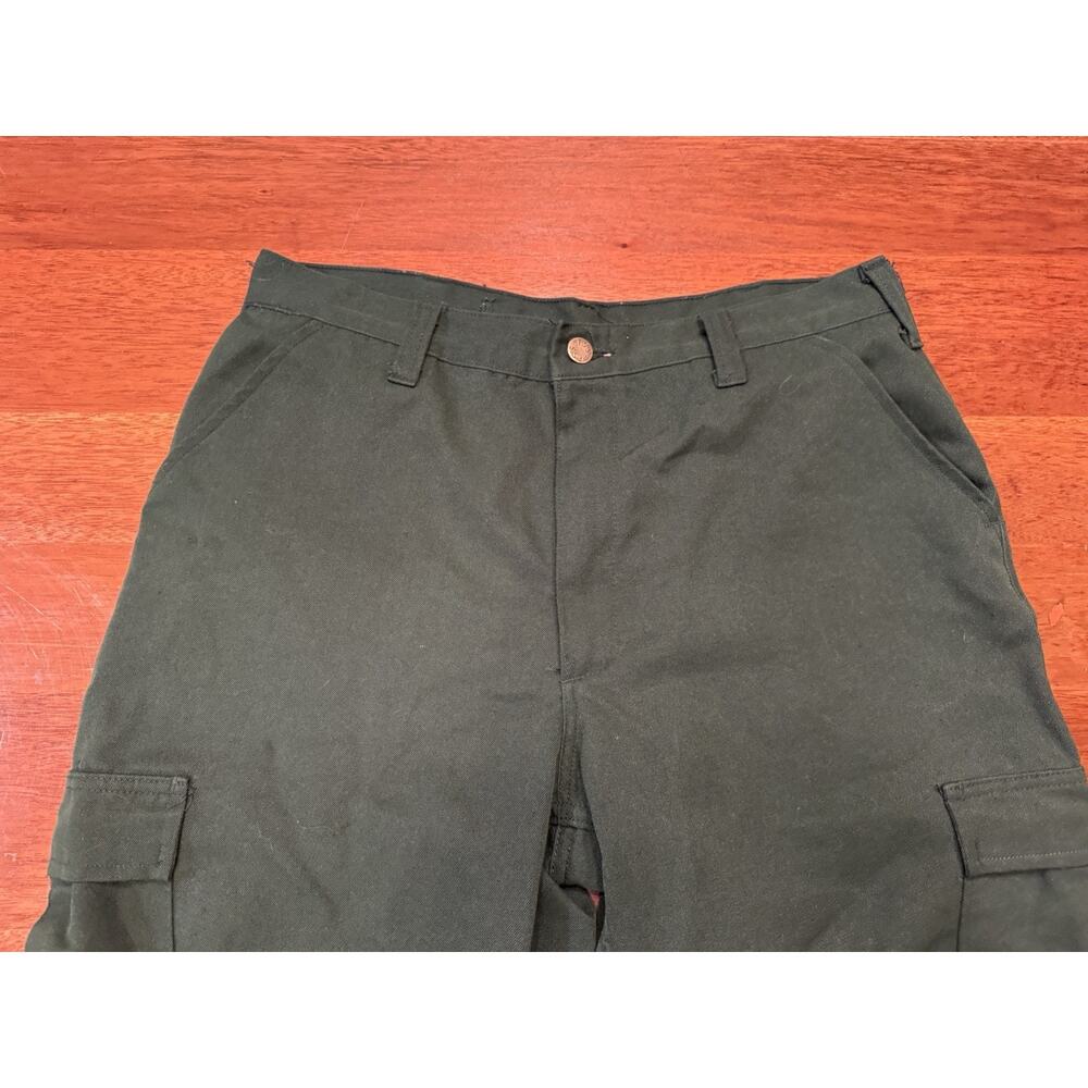 Size 30-34 X 34 FSS Pants Aramid Green Paint Splattered